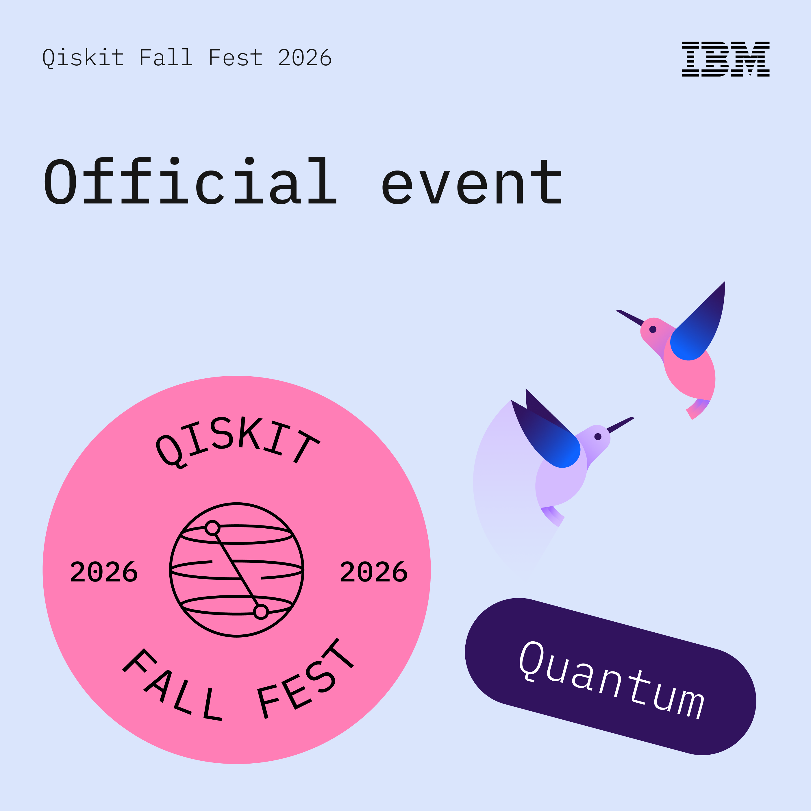 Qiskit Fall Fest 2026 official event logo